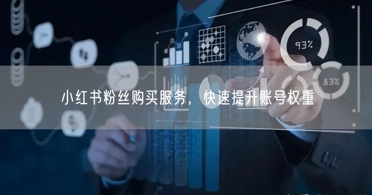 小红书粉丝购买服务，快速提升账号权重