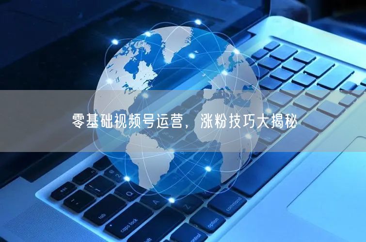 零基础视频号运营，涨粉技巧大揭秘