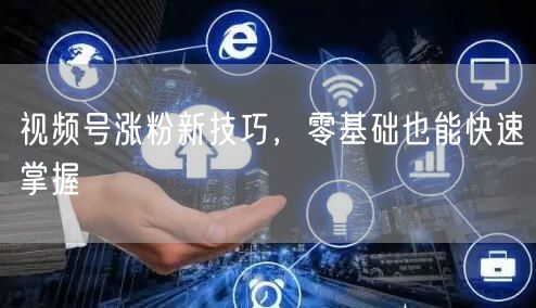 视频号涨粉新技巧，零基础也能快速掌握