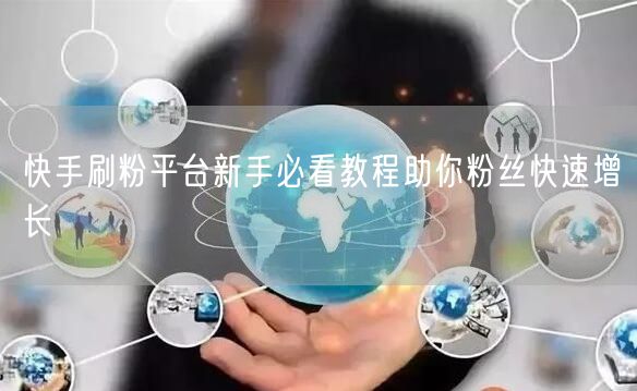 快手刷粉平台新手必看教程助你粉丝快速增长