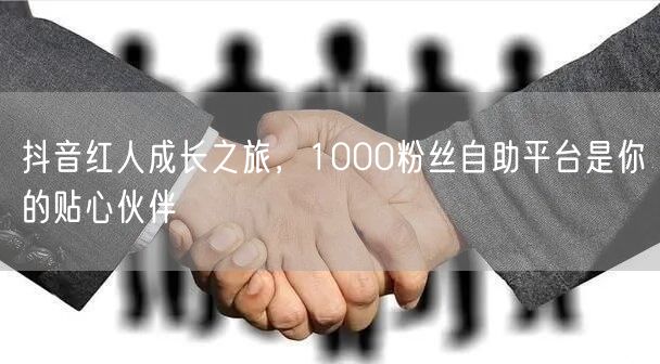抖音红人成长之旅，1000粉丝自助平台是你的贴心伙伴