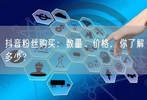抖音粉丝购买：数量、价格，你了解多少？