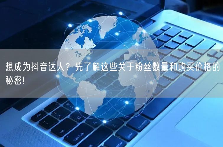 想成为抖音达人？先了解这些关于粉丝数量和购买价格的秘密!