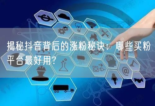 揭秘抖音背后的涨粉秘诀：哪些买粉平台最好用？