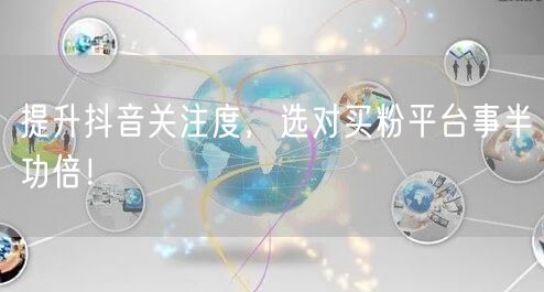 提升抖音关注度，选对买粉平台事半功倍！
